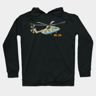 Russian Soviet Military Mi-26 Helicopter Hoodie